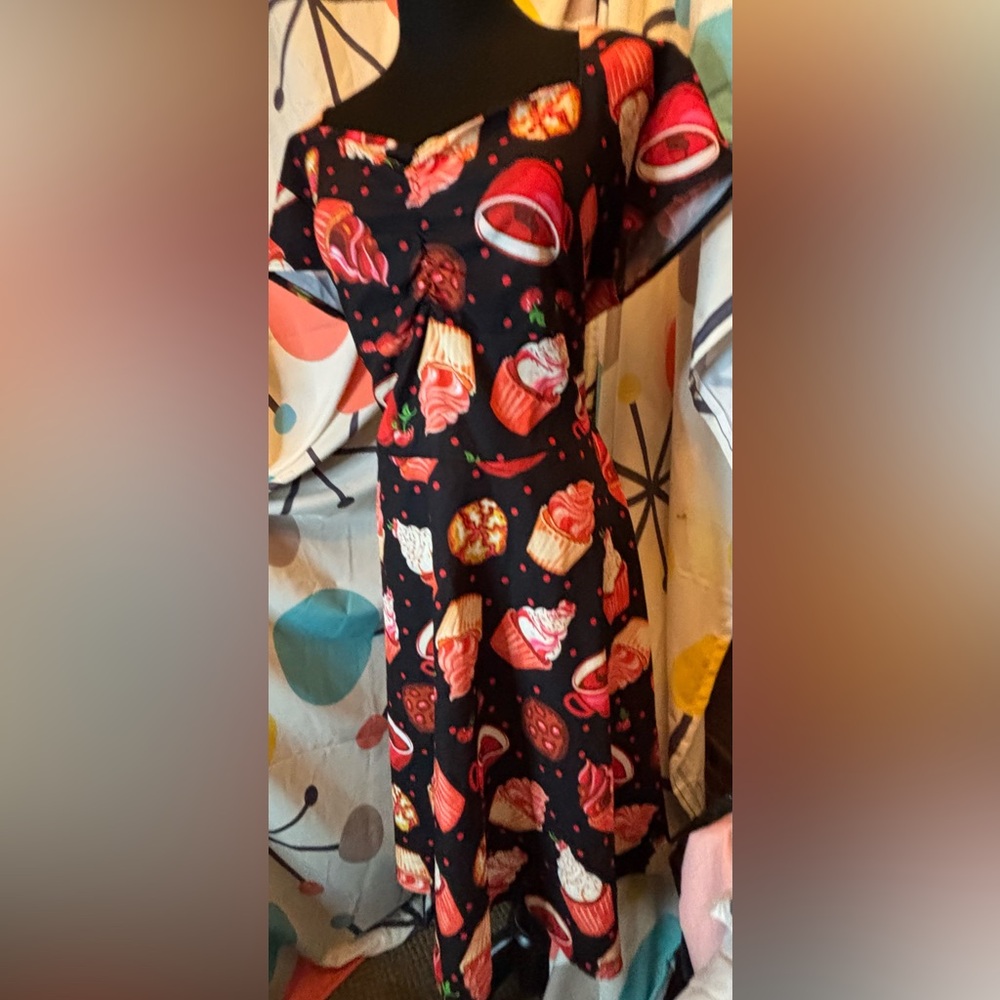 Cupcake& Coffee Dress - Picture 2 of 10